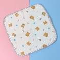 thumbnail image 5 of Rollo lavable de toallas de papel reutilizables, 5 paquetes de toallas de papel de franela con estampado de algodón lavables respetuosas con el medio ambiente, 30*30cm súper suaves, absorben, 5 of 5