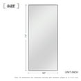 thumbnail image 5 of 71"x32" Black Modern Full Length Mirror, 5 of 8
