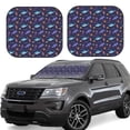 thumbnail image 1 of Saiise Cute Shark for Foldable Car Sun Shades (2-Pack) Offer Sun Protection with an Easy-fold Design for Convenient Windshield Shading-Large, 1 of 6