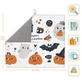 thumbnail image 3 of ZICANCN Dish Drying Mat for Kitchen Countertop, Funny Halloween Decorations Drainer Mats with Non-slip Rubber Backed, Super Absorbent Easy Clean Rack Pad,\r\n16x18 Inches, 3 of 9