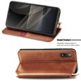 thumbnail image 2 of Case for Sony Xperia Ace II Flip Cover Wallet Flip Cover Magnetic Protective - Marron, 2 of 5