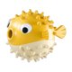 thumbnail image 1 of Pelota de goma grande Greeniant para perro amarillo, 1 of 6