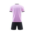 thumbnail image 4 of Ruyang Breathable Sport Jerseys for Kids Boys V-Neck Football Training Suit Youth Soccer Fans Shirt & Shorts Sets, 4 of 4