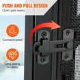thumbnail image 4 of VEVOR Pool Fence Gate, 4 x 2.5 FT Pool Gate for Inground Pools, Pool Safety Fence Gate Kit with Stainless Steel Latch, Removable Child Safety Pool Fencing, Easy DIY Installation, 4 of 9