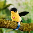 thumbnail image 6 of Happy Yappers: Birds 2 Pack - Oriole & Red Parrot - Slap Bracelet Interactive Plush Toy Birds, They Chat-Sing-Mimic Each Other, Flap Wings, Kids 3+, 6 of 10