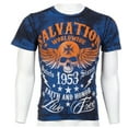 thumbnail image 5 of ARCHAIC BY AFFLICTION Men's T-Shirt S/S BLACK TIDE Biker MMA, 5 of 9