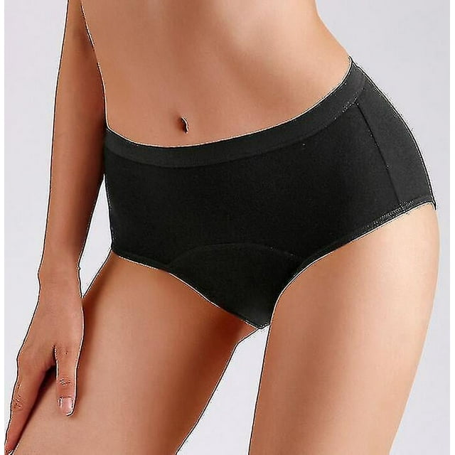 5 piezas de ropa interior para el período menstrual para mujeres, bragas de algodón a prueba de fugas para damas