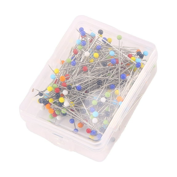 250 Pieces Sewing Pins Ball Glass Head Pins Straight Quilting Pins For Jewelry Decora xwm25