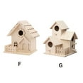 thumbnail image 7 of BirdHouses for Outside with Pole, Wood Birdhouse for Outdoors Hanging Garden Patio Decorative for Swallow Sparrow Hummingbird Throstle Outdoor Nesting Box, 7 of 7