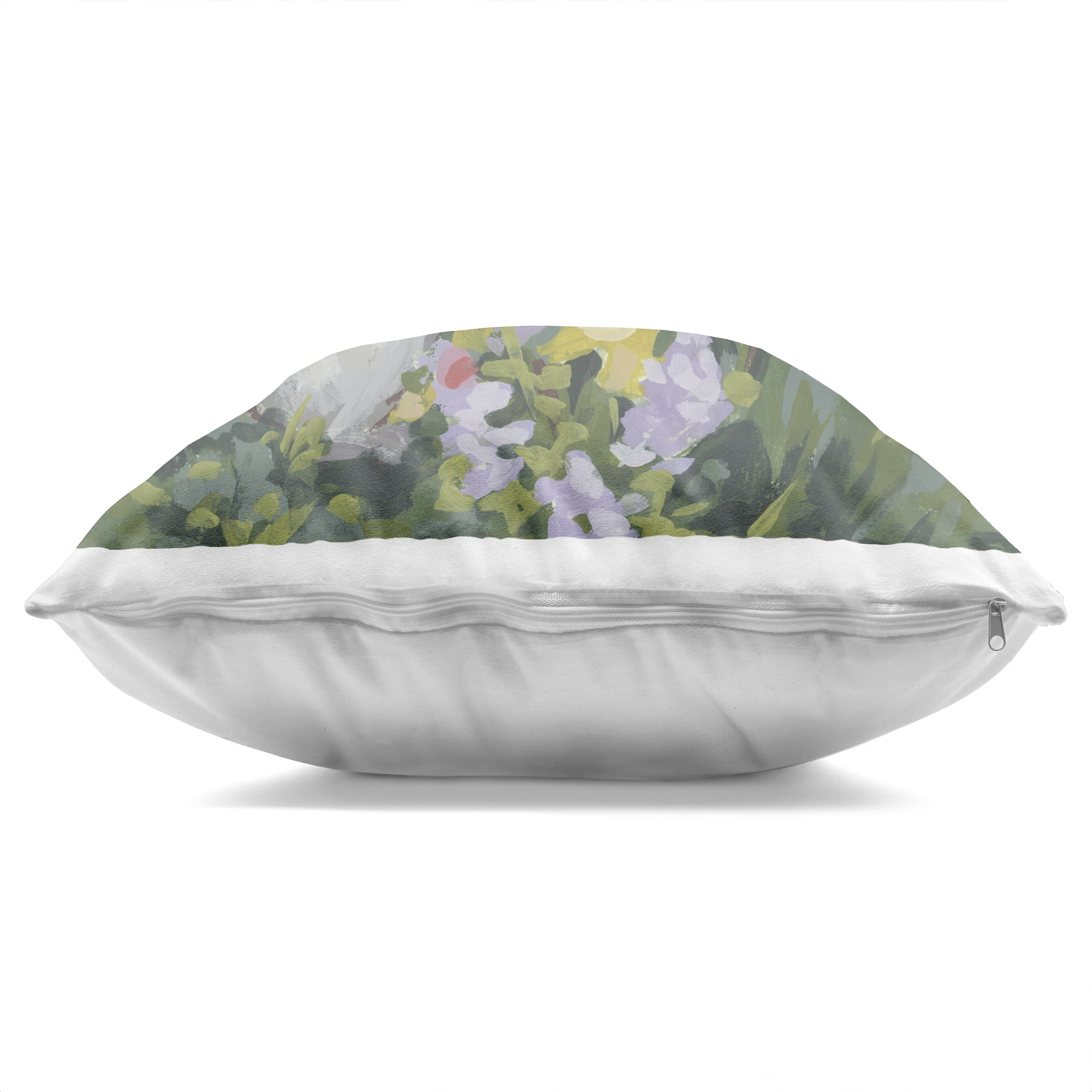 Stupell Industries Bunny in Garden Impression Decorative Printed Throw Pillow, design by June Erica Vess