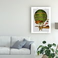 thumbnail image 3 of Trademark Fine Art 'Hot Air Balloon, Green' Canvas Art by Fab Funky, 3 of 3