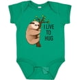 thumbnail image 3 of Inktastic I Live to Hug Cute Sloth on a Branch Boys or Girls Baby Bodysuit, 3 of 5