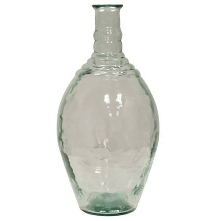 - Bloomsbury Market Banwell Rippled Decorative Glass Floor Vase