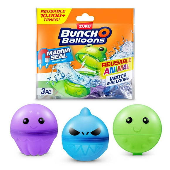 Bunch O Balloons Reusable Animal Water Balloons 3 Pack by ZURU