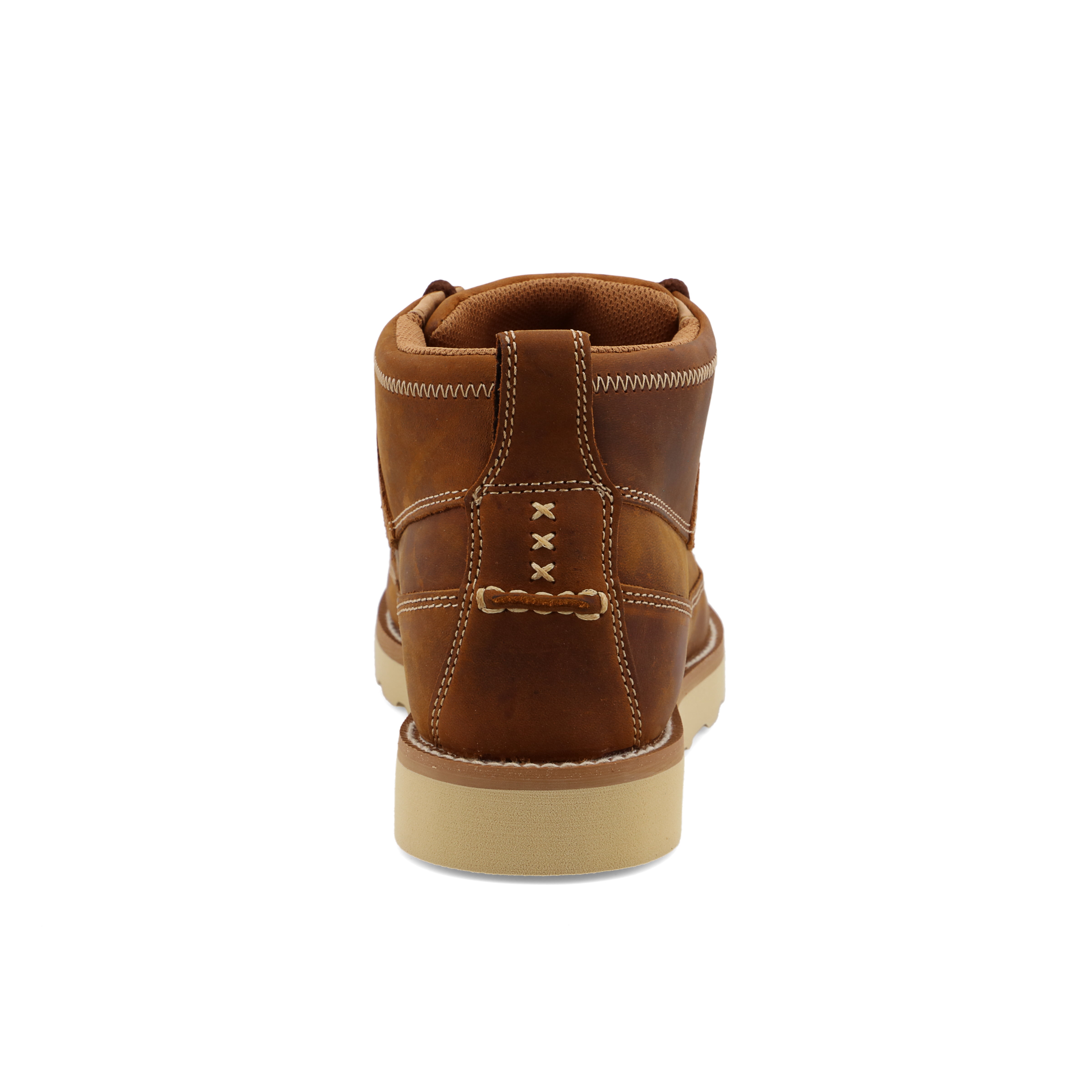 Twisted X Men's 4" Work Wedge Sole Boot - Oiled Saddle