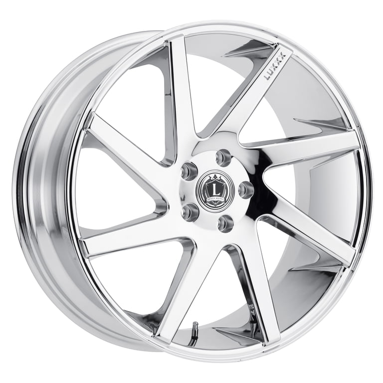LUXXX Alloys LUX8 22X8.5 Chrome Alloy Rims - Walmart.com