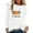 White, variant on Odeerbi Thanksgiving Shirts For Women Fashion Round Neck Long Sleeve Pumpkin Print 2025 Casual T-shirt Blouse Olive Drab