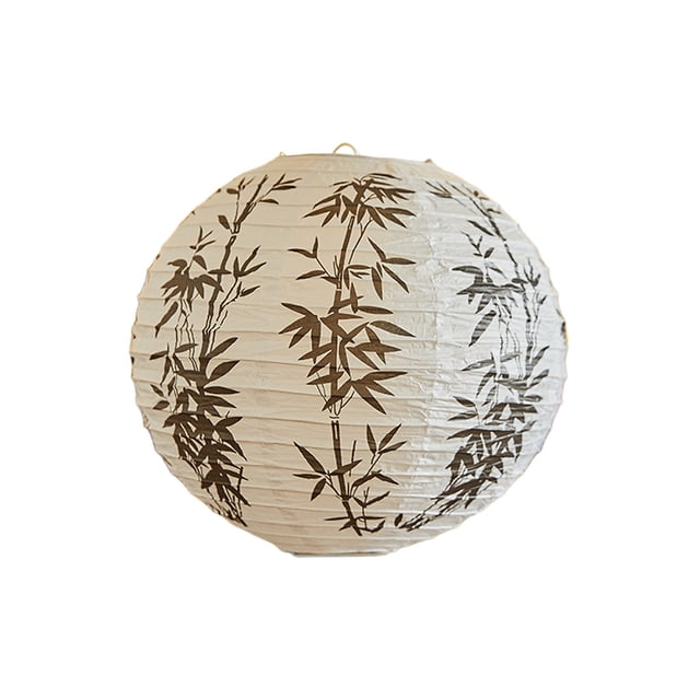 BAOPAI Paper Lanterns Classical Traditional Solid Color Lampshade Spring Decoration Lanterns Courtyard Decoration