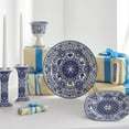thumbnail image 5 of Spode Judaica Passover Seder Plate, Blue/White, 5 of 5