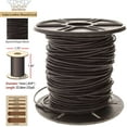 thumbnail image 4 of The Beadsmith Leather Cord – Dyed Antique Black – 1mm Spool – 25 Yards/22.86 Meters – Indian Leather Thong Ideal for Braiding, Beading, Necklaces, Fine Lacing, Hair Accessories & DIY Jewelry Making, 4 of 8