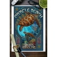 thumbnail image 3 of Myrtle Beach, South Carolina, Sea Turtle Art Nouveau (9x12 Wall Art Print, Home Decor), 3 of 3