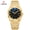 Gold Shell Black Surface, variant on Men's watch, quartz watch, luminous waterproof watch, men's watch, stainless steel fashion trendy wristwatch, men's watch