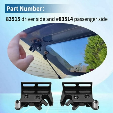 2x for Leer Truck Cap Rotary Latch 100XL/XR/XQ/180XL 700 Tonneau 83515 & 83514