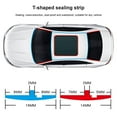 thumbnail image 5 of Rubber Car Seals Edge Sealing Strips Auto Roof Windshield Car Sealant Protector Strip Window Seals Noise Insulation Soundproof Afortunado Sencillez, 5 of 5