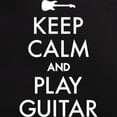 thumbnail image 3 of CafePress - Keep Calm And Play Guitar Men's Dark Pajamas - Men's Dark Loose Fit Cotton Pajama Set, 3 of 7