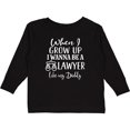 thumbnail image 3 of Inktastic Future Lawyer Like Daddy Boys or Girls Long Sleeve Toddler T-Shirt, 3 of 5