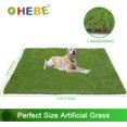 thumbnail image 2 of Artificial Grass Rug 32"x51" Fake Grass Turf Mat Artificial Rugs with Drainage Hole 1.4in High Pile Artificial Patch Carpet for Dogs Garden Lawn Patio Balcony Landscape, 2 of 14