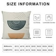 thumbnail image 5 of Throw Pillow Covers Geometric Arch Sun Throw Pillow Case Decorative Cushion Cover for Couch Beadroom Sofa, 5 of 5