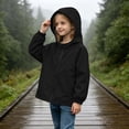 thumbnail image 5 of Samdudou Girls Rain Jackets Waterproof Hooded Windbreaker Lightweight Outerwear Kids Zip Up Long Sleeve Coats Outdoor Recreation Jacket with Pockets Size 5-16 Years, 5 of 8