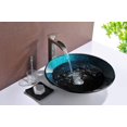 thumbnail image 4 of Spa World LS-AZ161 Série Stellar Évier Rond en Verre - Blaze Bleu, 4 of 4