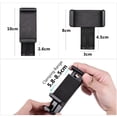 thumbnail image 4 of Smartphone Smartphone Clamp Holder Phone Mount Adapter Phone Clip for Tripod Selfie Stick with Detachable Clamp 360 Rotatable with Three 1/4 Thread Compatible with  11/ 11 Pro/, 4 of 7