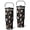 Black-2, variant on Halloween Tumbler 30oz with Flip Straw & Handle - Double-Wall Insulated Stainless Steel Cup, Spooky Ghost Travel Mug Gift for Women