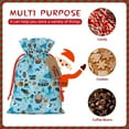 thumbnail image 5 of Fuzoiu Animal Pirate Print Christmas Gift Bag,Burlap Gift Bag with Drawstring Closure & Hang Tag,Perfect for Holidays, Birthdays, and Special Occasions-Medium, 5 of 5