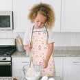 thumbnail image 4 of Fairy Tale Princess Pattern Kids Aprons for Girls and Boys,Adjustable Neck Strap Toddler Aprons for Kids Cooking Baking, 4 of 7