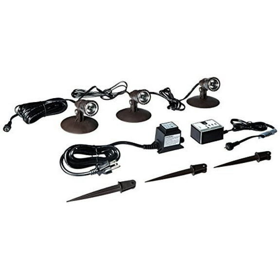 Aquascape Submersible Natural Three-Light LED Spotlight Aquarium Lamp Kit