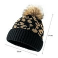 thumbnail image 2 of ievspot Unisex Winter Beanie Hats Slouchy Leopard Animal Knit Skull Cap Vintage Cheetah Print Head Cover for Women Mens, 2 of 6