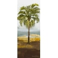 thumbnail image 2 of Marcon, Michael 12x24 Gold Ornate Wood Framed with Double Matting Museum Art Print Titled - Beach Palm I, 2 of 4