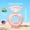 Pink Glitter Super Strong Thickened Diamond Swim Ring + Inflatable Pump, variant on Glitter Inflatable Diamond Ring Pool Float, Thickened Swim Ring with Air Pump for Adults, Bachelorette Party Pool Beach Vacation Water Fun