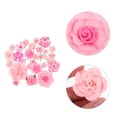 thumbnail image 2 of 28pcs Polymer Clay Flower Charms 3D Flower Parches Case de teléfono Adornos, 2 of 5
