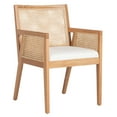 thumbnail image 2 of SAFAVIEH Couture Malik Coastal Linen Solid Dining Chair, Natural, 2 of 9