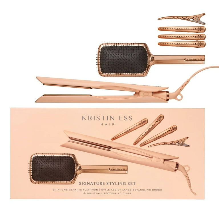 Kristin Ess Hair Signature Styling Set 3-in-1 Ceramic Flat Iron