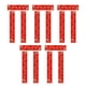 thumbnail image 1 of 5 juegos de papel para puertas Chunlian en blanco (17 x 104 cm), decoración para escribir a mano, color rojo Estilo H, 1 of 9