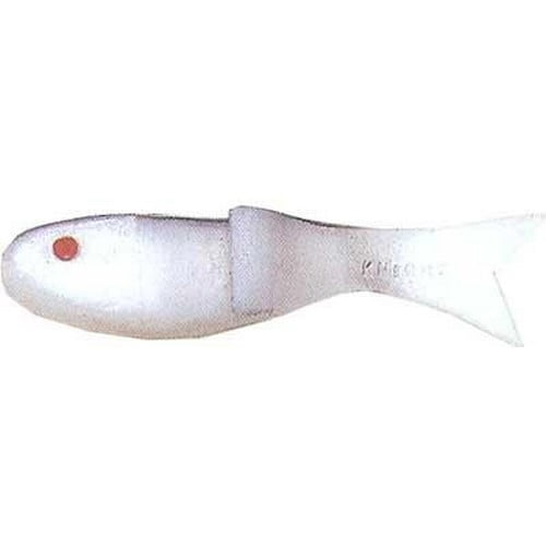 Creme Knight 2092-25 Litl Fishie 2.5" White Green 25CT