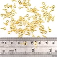 thumbnail image 2 of CHUANK 300 Pcs Gold+300 Pcs Silver Screw Eye Pins Hooks Eyelets Screw Threaded for Jewelry Making Findings DIY Crafts, 2 of 9