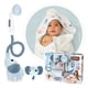 thumbnail image 1 of Set de baño Yookidoo Elephant Baby Shower 0-24 m con toalla y colgador, 1 of 7