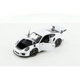 thumbnail image 3 of Porsche 911 GT3 RS, White - Welly 24080/4D - 1/24 scale Diecast Model Toy Car, 3 of 5